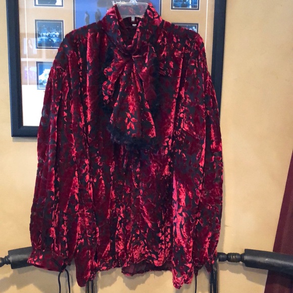 Other - 1800’s hundredth shirt large, size burnout velvet